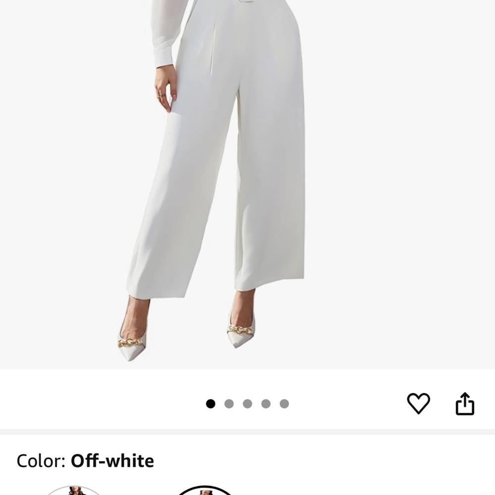Elegant Off-White Women's Jumpsuit